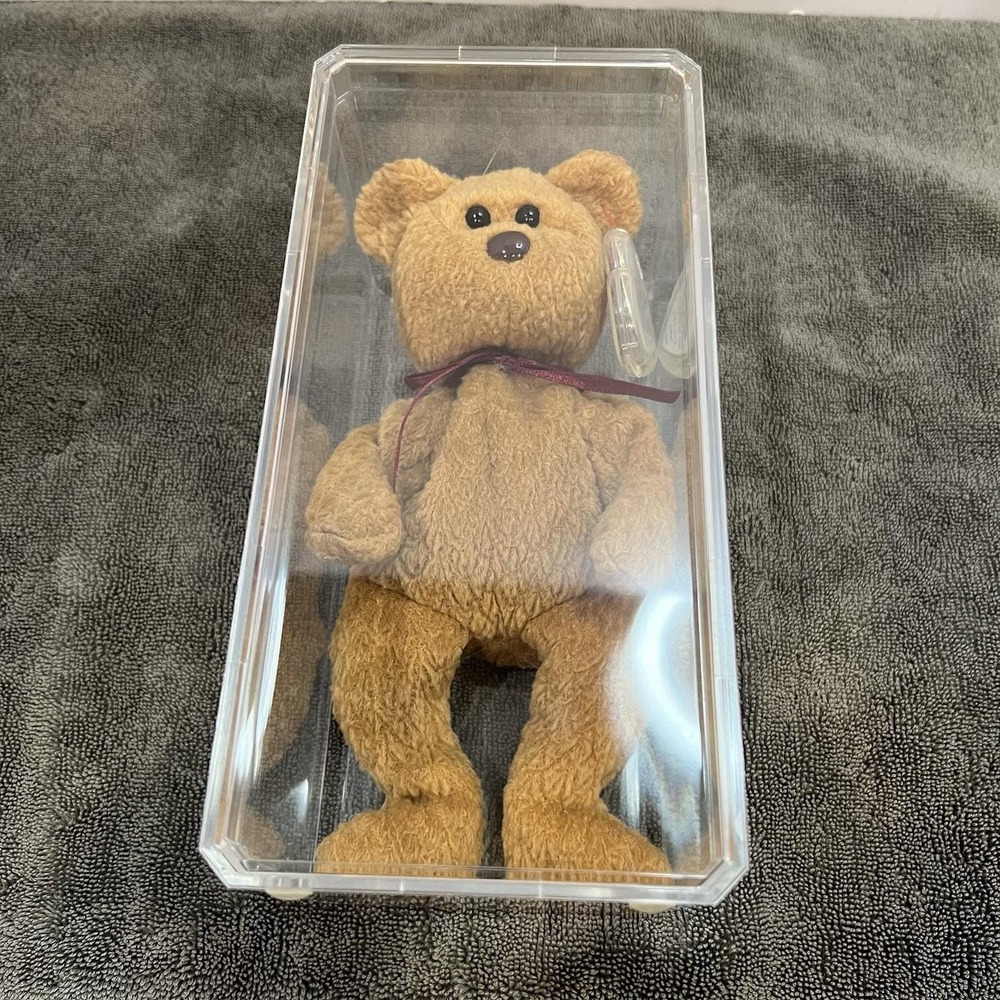 Ty Beanie Babies Curly The Bear - Rare With Errors (style #, No 4052, Oakbrook) - Picture 10 of 12